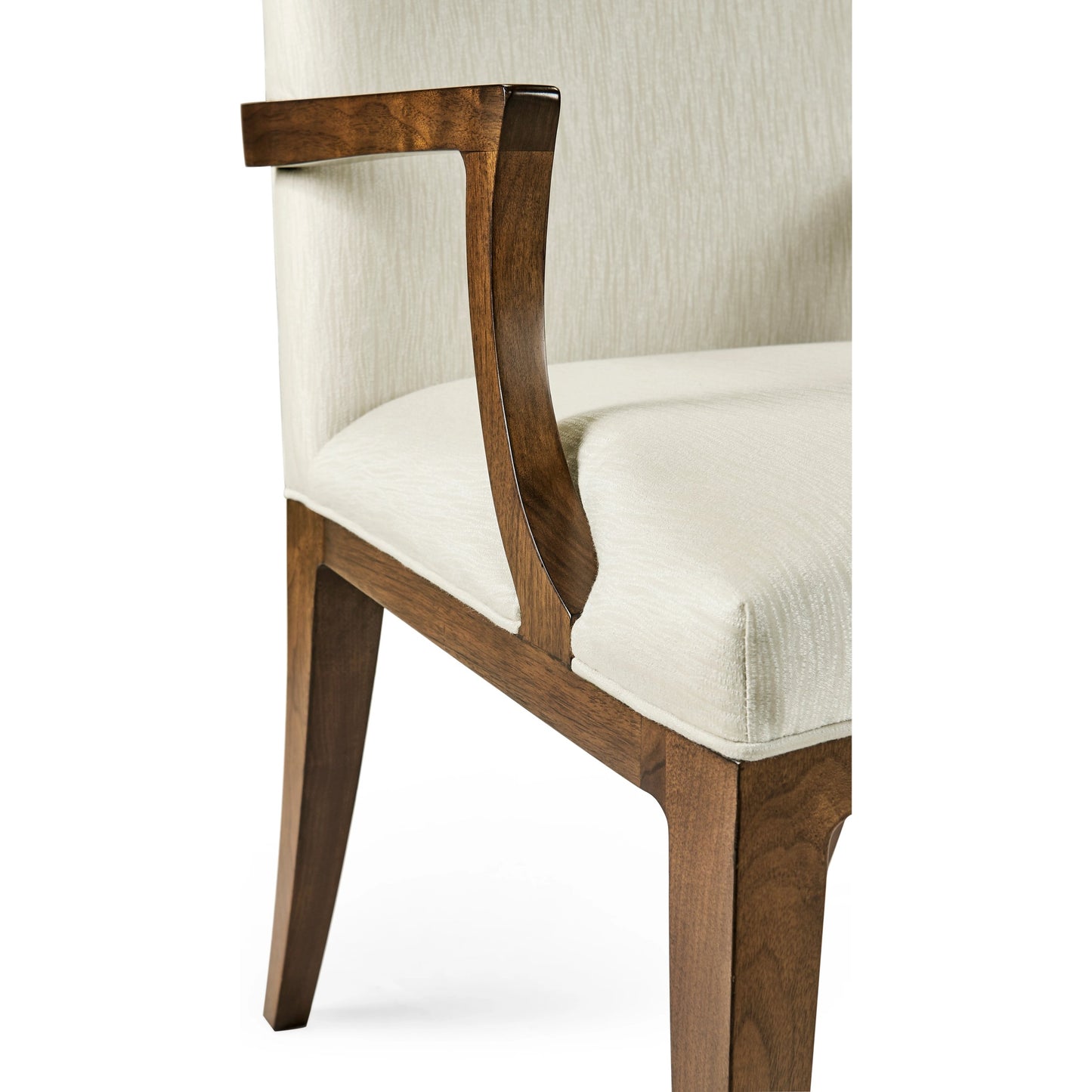 007 SI-1991092 | Additional Silo | Toulouse Arm Chair by Jonathan Charles in walnut. Made from walnut in a modern style.