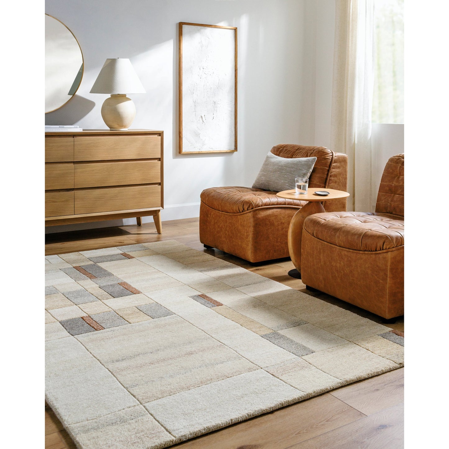 009 SI-2167651,SI-2167652,SI-2167653,SI-2167654,SI-2167655,SI-2167656,SI-2167657 | Lifestyle | Forum Rug - 489127 by Livabliss in ash, pearl, khaki, sage. Made from wool in a unique style.