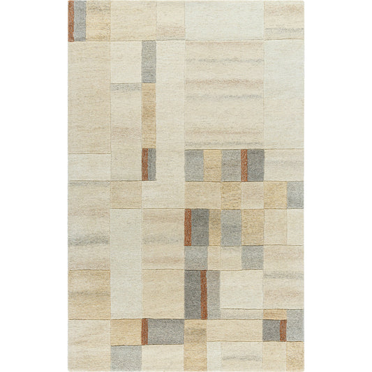 002 SI-2167651,SI-2167652,SI-2167653,SI-2167655,SI-2167656,SI-2167657 | Primary Silo | Forum FM-7247 Rug by Livabliss in ivory, beige, taupe, slate gray, rust, sand. Made from wool in a unique style.