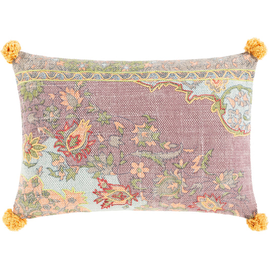 001 SI-1882055,SI-1882056 | Primary Silo | Francesca Pillow - 24931 by Surya in cream, orange. Made from 100% cotton in a eclectic & global style.