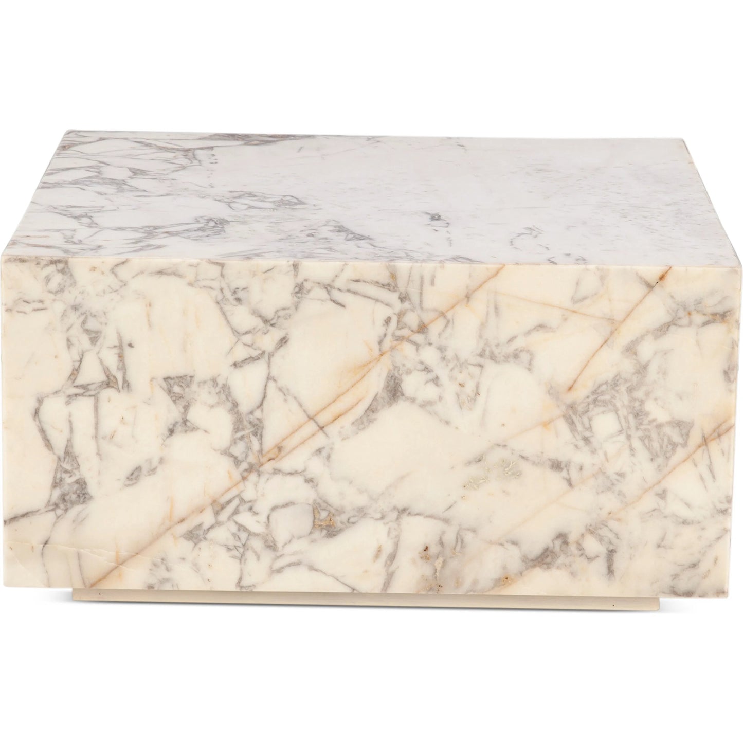 004 SI-2242858 | Additional Silo | Giza 32" Drum Coffee Table by World Interiors in white and alabaster marble. Made from marble mdf reclaimed iron in a unique style.