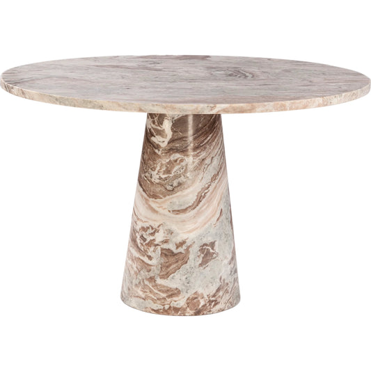 001 SI-2242861 | Primary Silo | Giza 48" Round Dining Table by World Interiors in brown and toronto marble. Made from marble in a unique style.