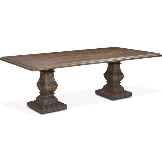 Toulon 84" Dining Table by World Interiors. Made from mango wood in a traditional style.