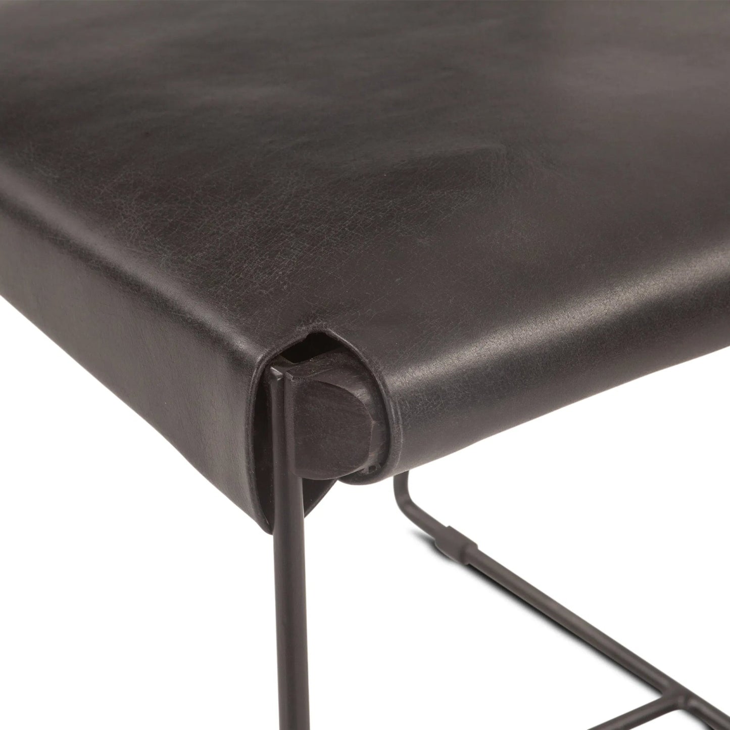 010 SI-2445265 | Closeup | Melbourne Dining Chair by World Interiors in powder coated black. Made from unique in a unique style.