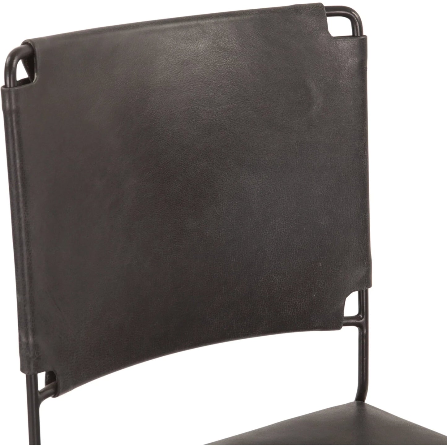 011 SI-2445265 | Closeup | Melbourne Dining Chair by World Interiors in powder coated black. Made from unique in a unique style.