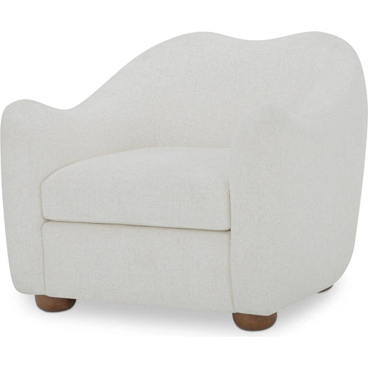 Bria Accent Chair by Moe's Home Collection. Made from upholstery: 100% polyester, solid rubber wood leg, solid beech, plywood frame, foam, fiber seat in a transitional style.