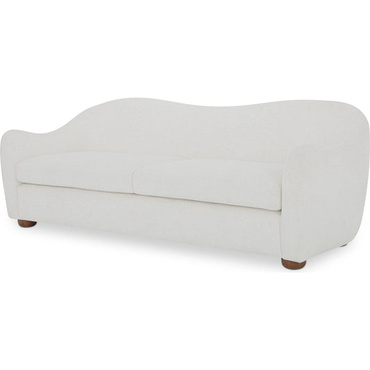 Bria Sofa by Moe's Home Collection. Made from upholstery: 100% polyester, solid rubber wood leg, solid beech, plywood frame, foam, fiber seat in a transitional style.