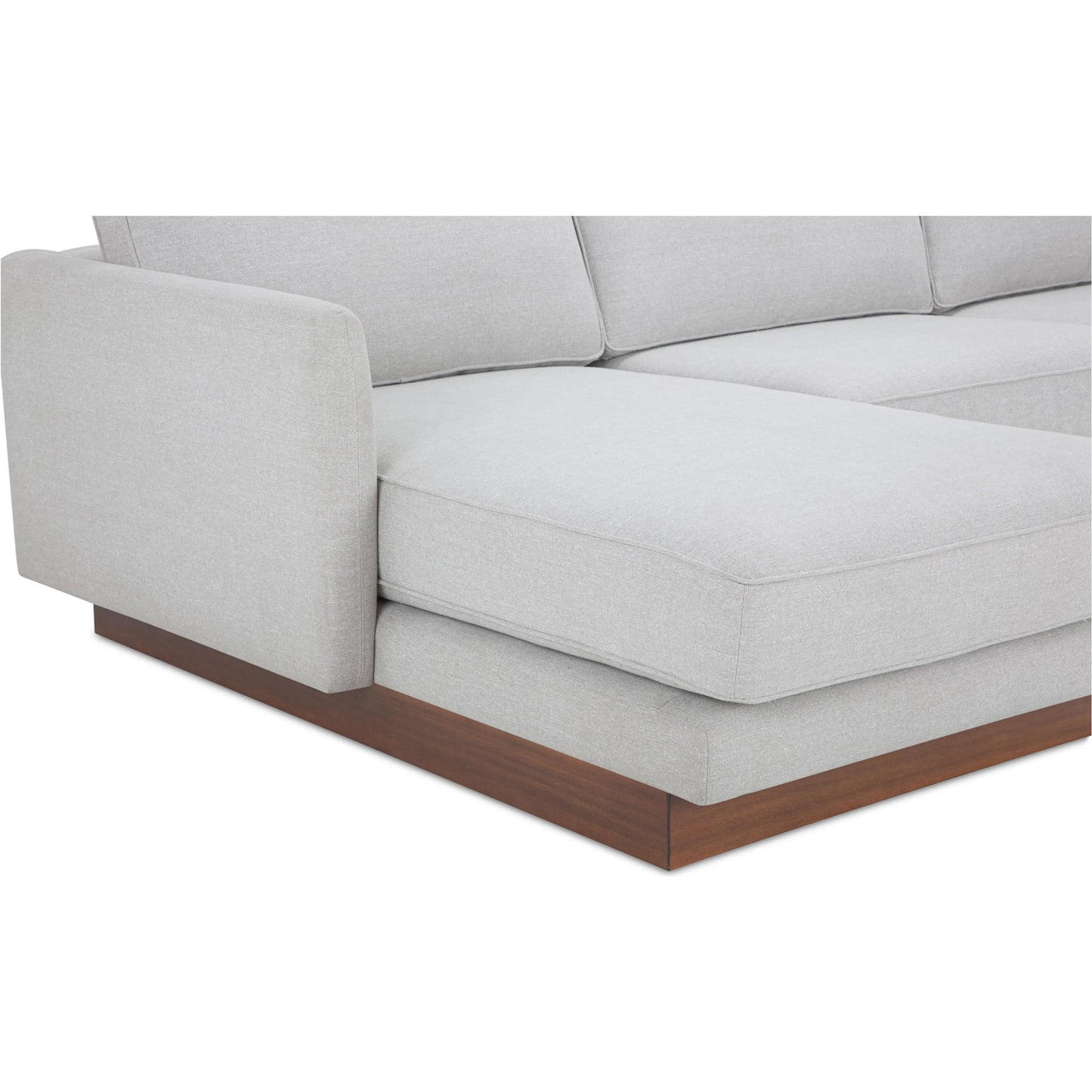 018 SI-2368411 | Additional Silo | Vernon Sectional by Moe's Home Collection. Made from upholstery: 100% polyester, walnut tone veneer base, solid beech, plywood frame, foam, fiber seat in a unique style.