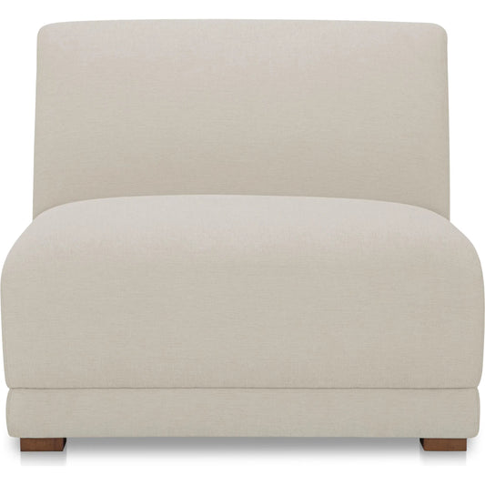 Fraser Slipper Chair by Moe's Home Collection. Made from upholstery: 100% polyester, solid beech, plywood frame, foam, fiber seat in a transitional style.