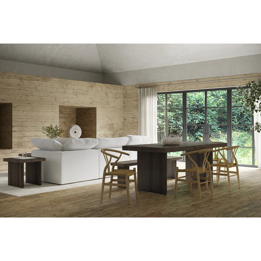 Monterey Dining Table Aged by Moe's Home Collection in natural. Made from solid pine in a eclectic & global style.