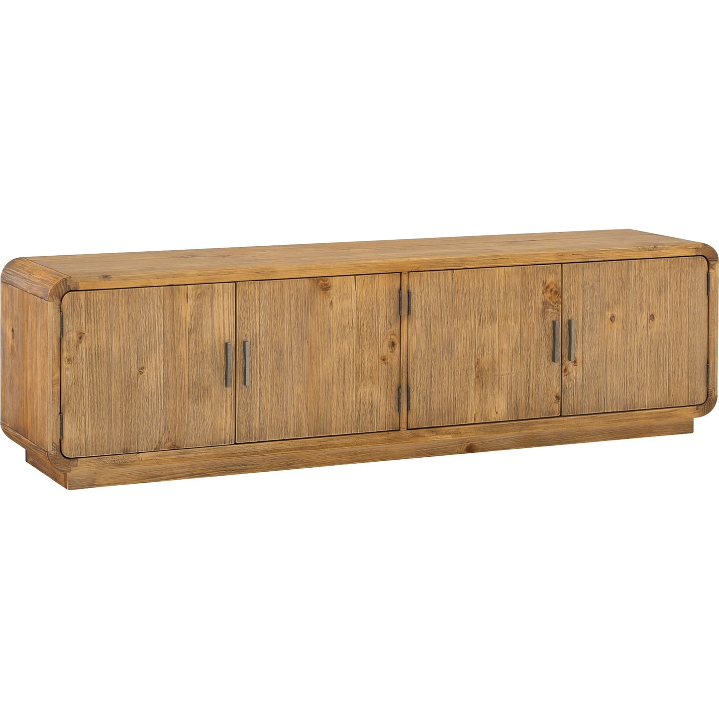 001 SI-2253891 | Primary Silo | Monterey Media Cabinet Rustic Blonde by Moe's Home Collection in rustic blonde. Made from solid pine, plywood shelves, bottom panels in a unique style.