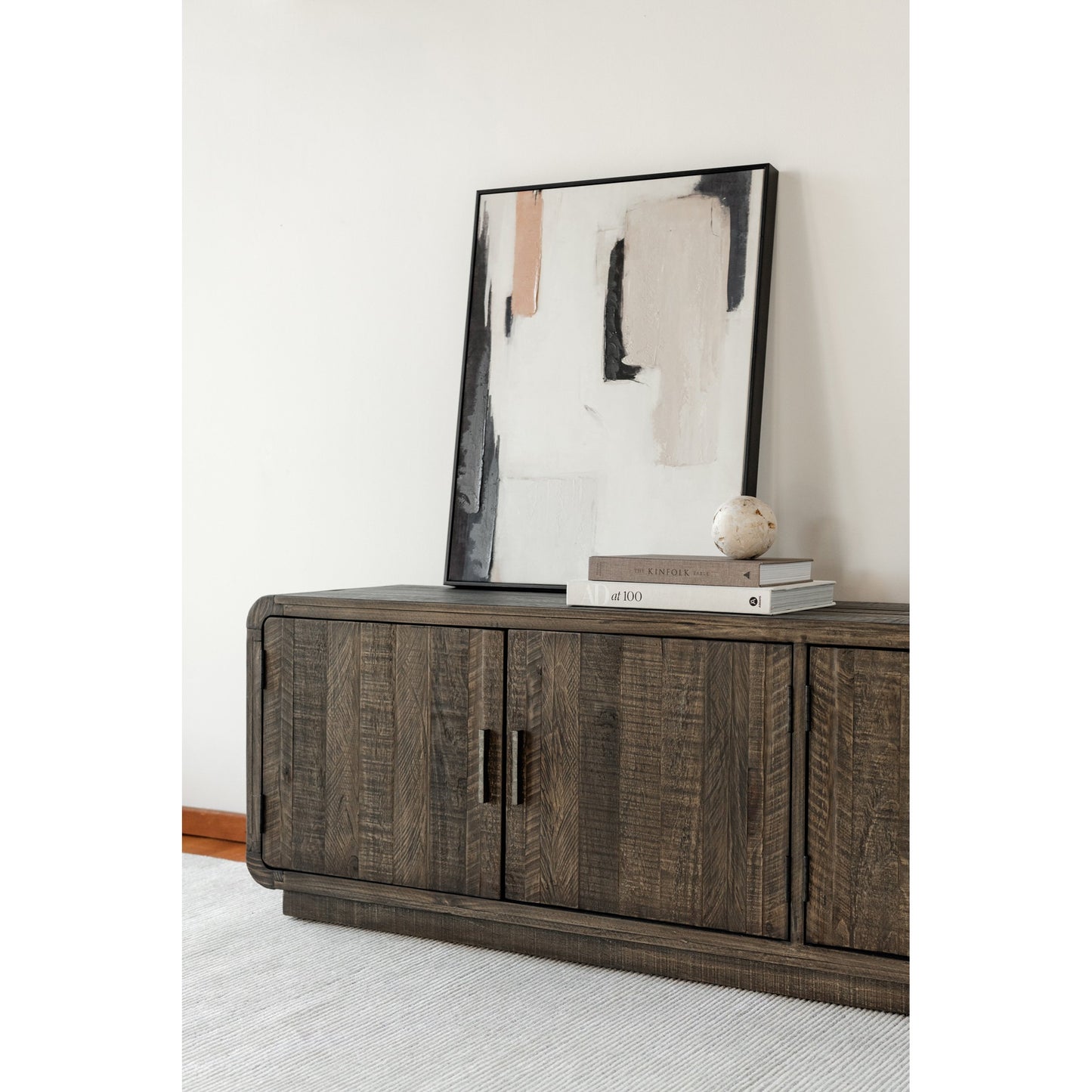 008 SI-1717384 | Lifestyle | Monterey Media Cabinet by Moe's Home Collection in natural. Made from solid pine, plywood in a eclectic & global style.