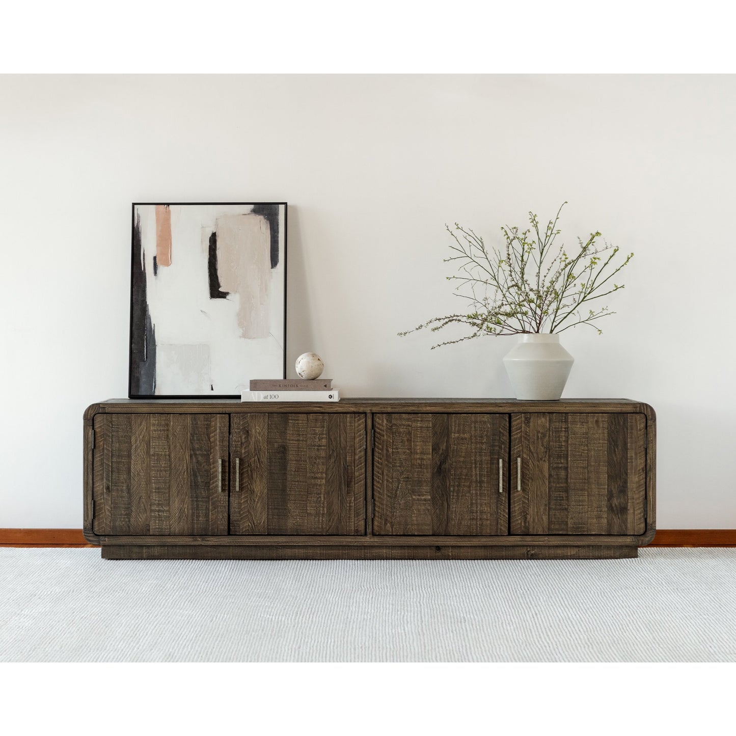 009 SI-1717384 | Lifestyle | Monterey Media Cabinet by Moe's Home Collection in natural. Made from solid pine, plywood in a eclectic & global style.