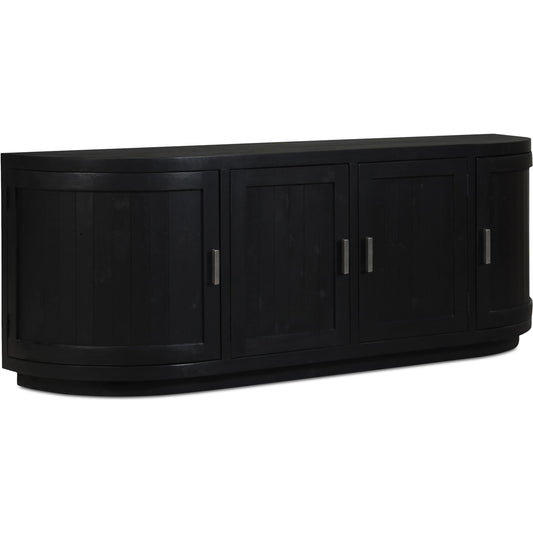 Nicola Media Cabinet by Moe's Home Collection. Made from reclaimed pine, plywood in a modern style.