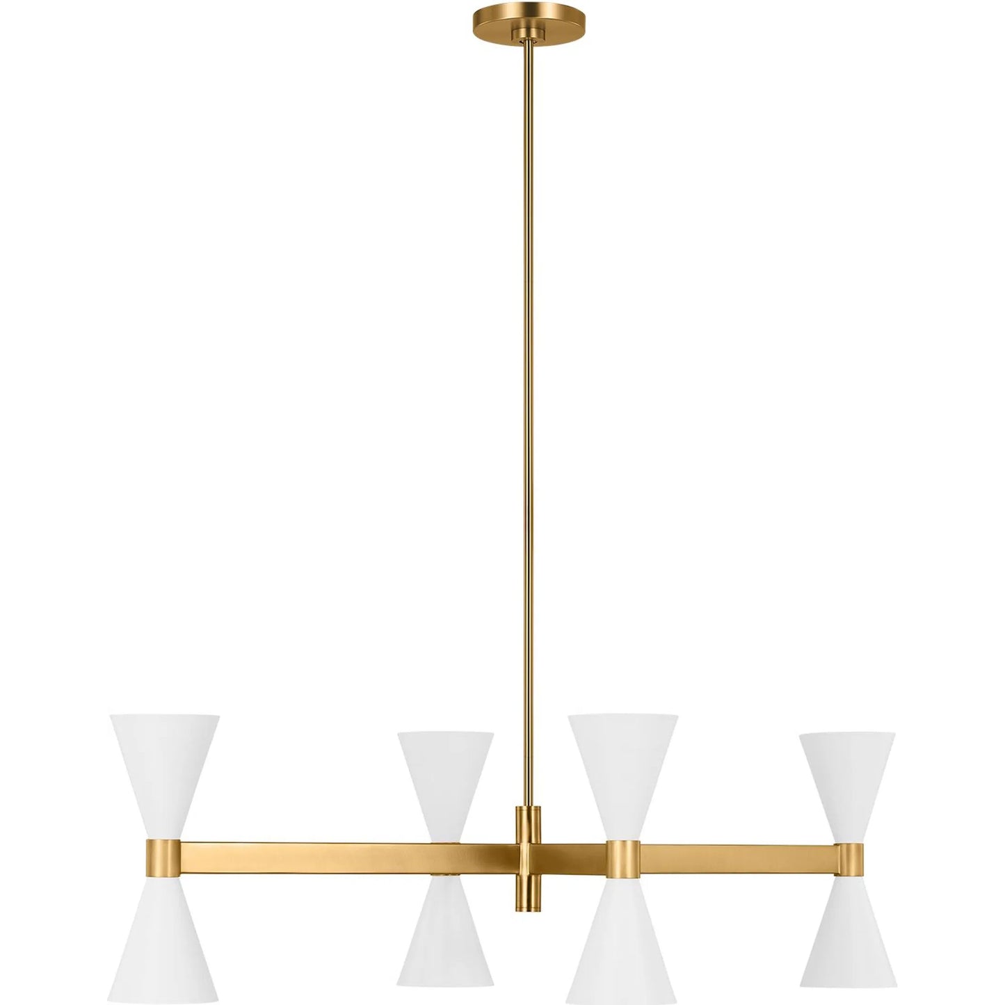 004 SI-2233754 | Primary Silo | Albertine Linear Chandelier by Visual Comfort & Co.. Made from steel in a unique style.