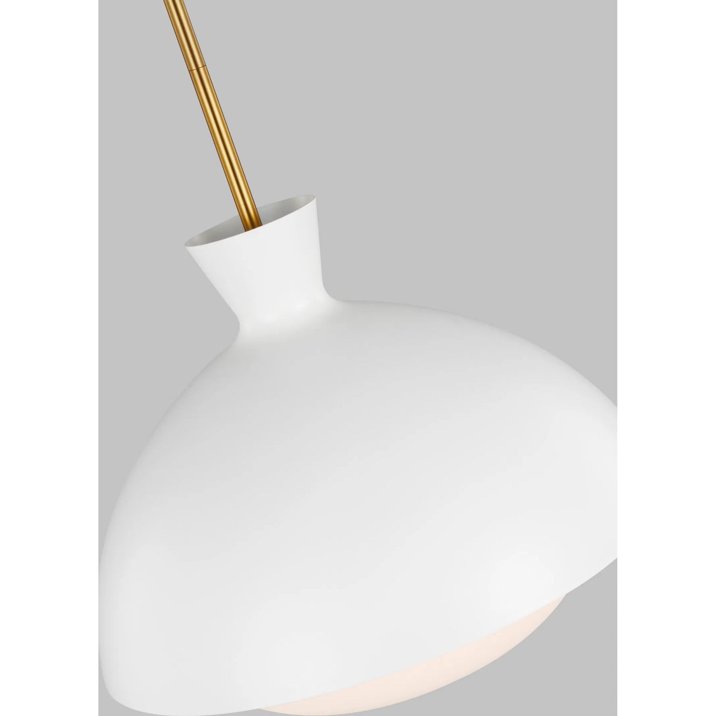004 SI-2233776 | Closeup | Lucerne One Light Large Pendant by Visual Comfort & Co.. Made from steel in a unique style.