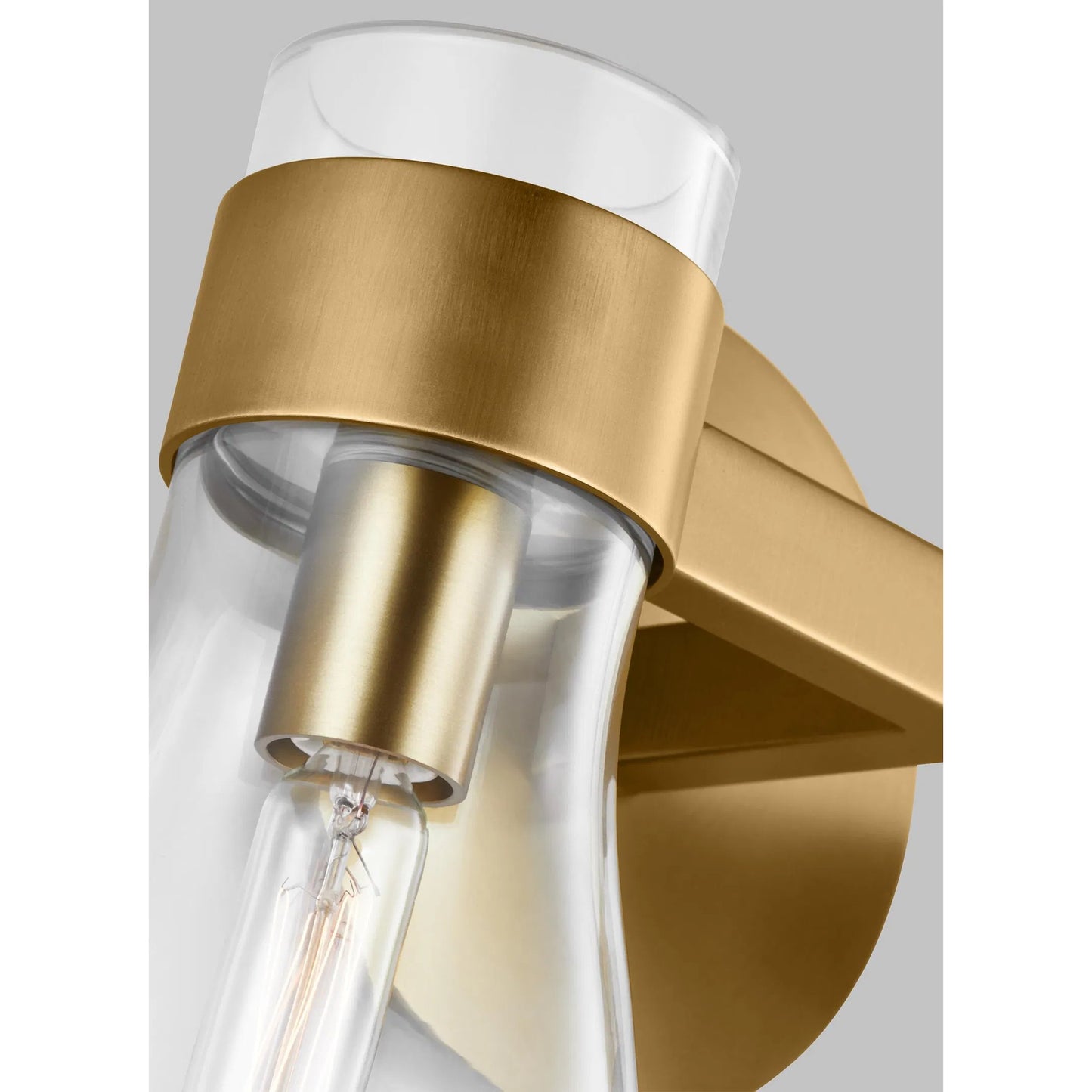 013 SI-2233808 | Closeup | Moritz Two Light Vanity by Visual Comfort & Co.. Made from steel in a unique style.