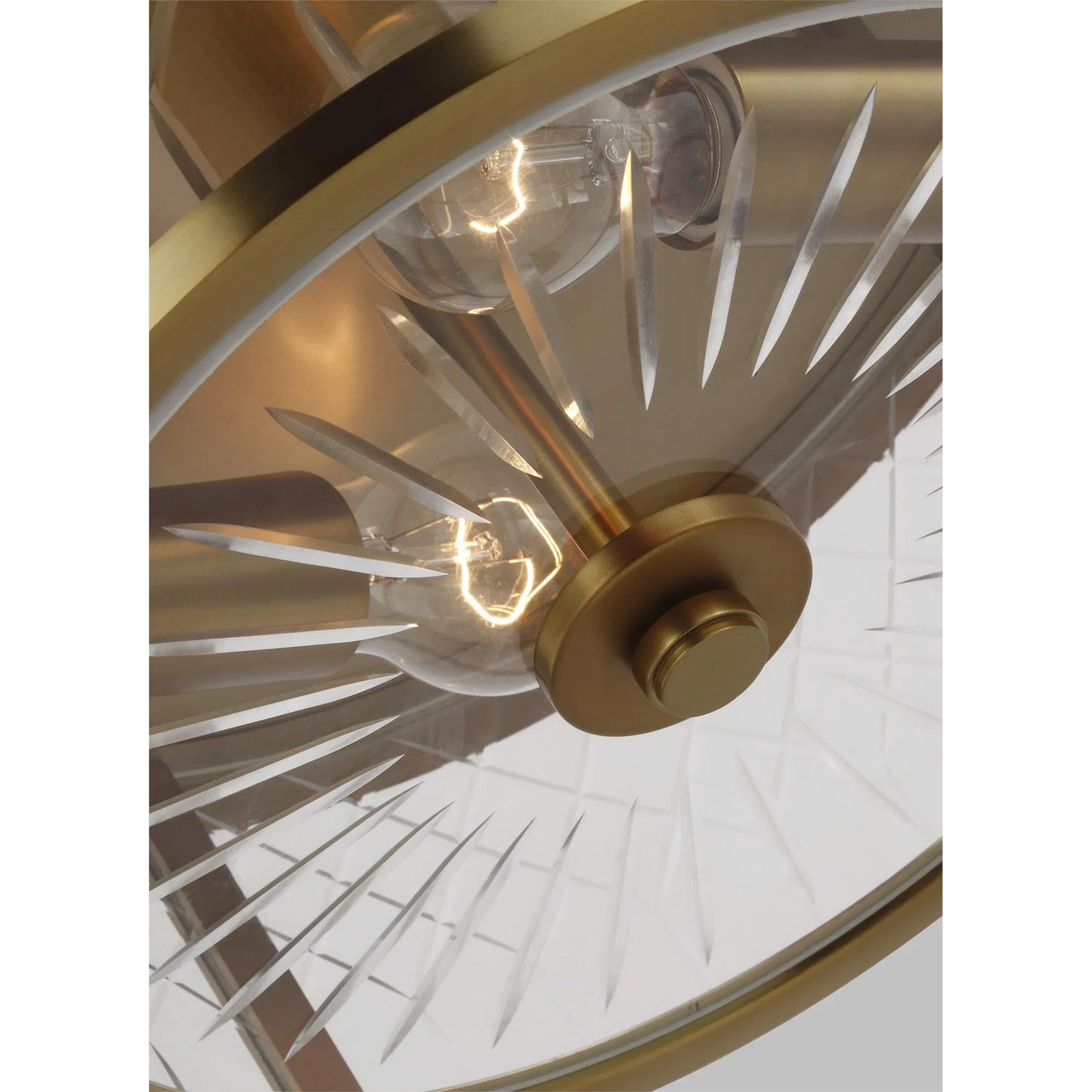 010 SI-2233840 | Closeup | Alec Flush Mount by Visual Comfort & Co.. Made from steel in a unique style.
