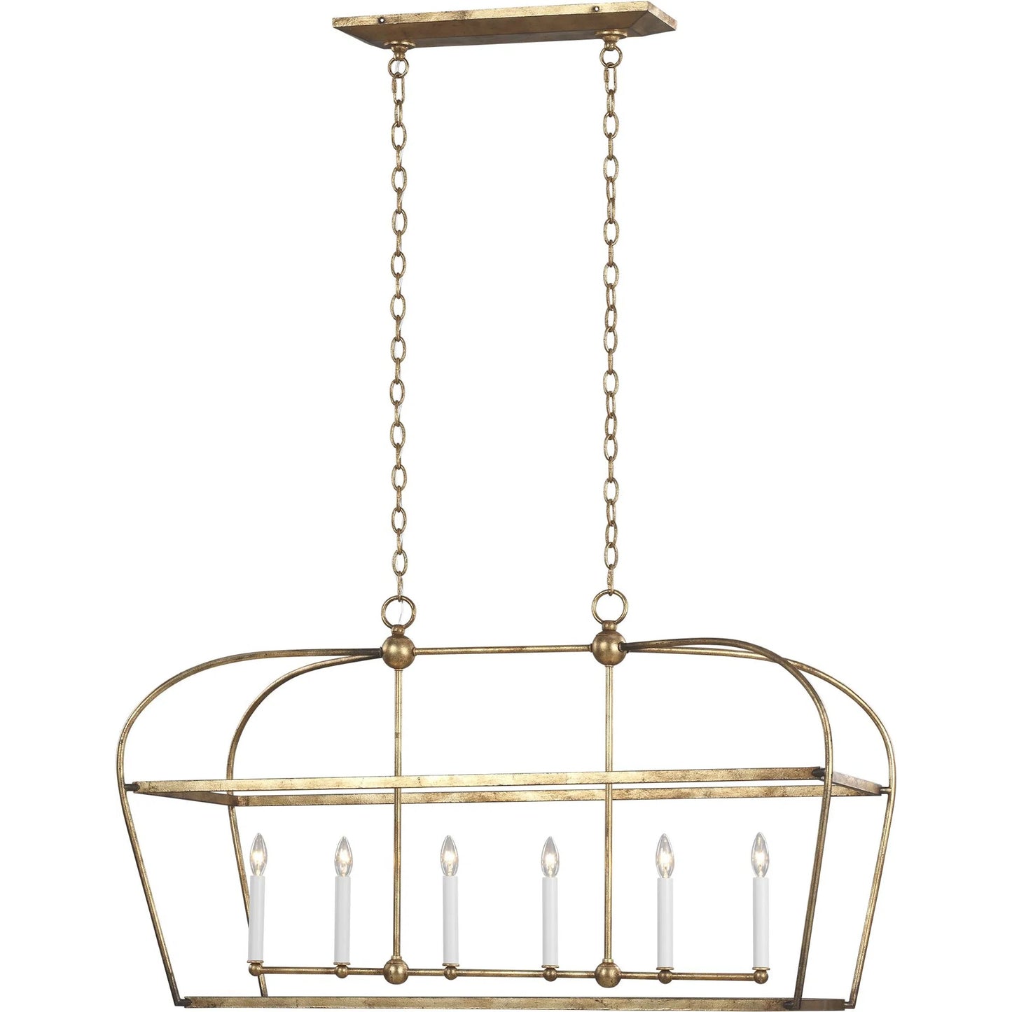 003 SI-2233972 | Additional Silo | Stonington Linear Lantern by Visual Comfort & Co. in antique gild. Made from steel in a unique style.