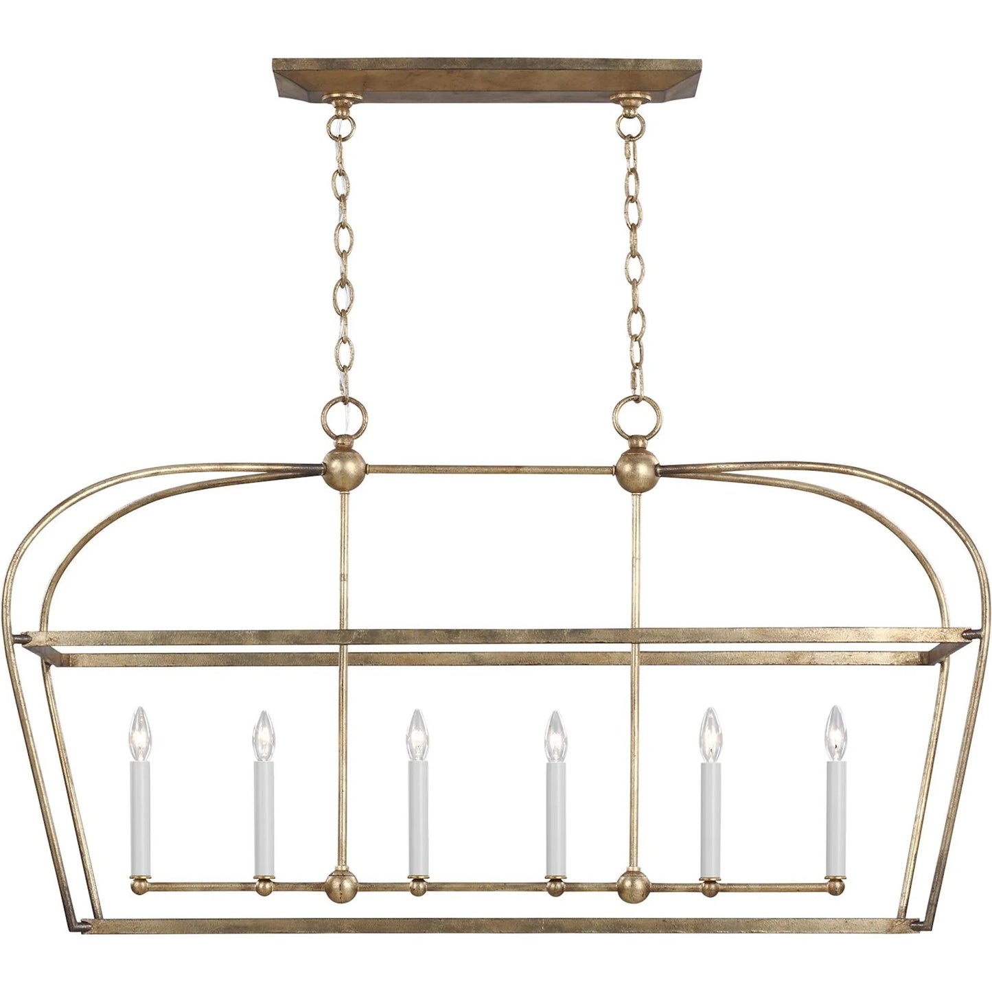 002 SI-2233972 | Primary Silo | Stonington Linear Lantern by Visual Comfort & Co. in antique gild. Made from steel in a unique style.