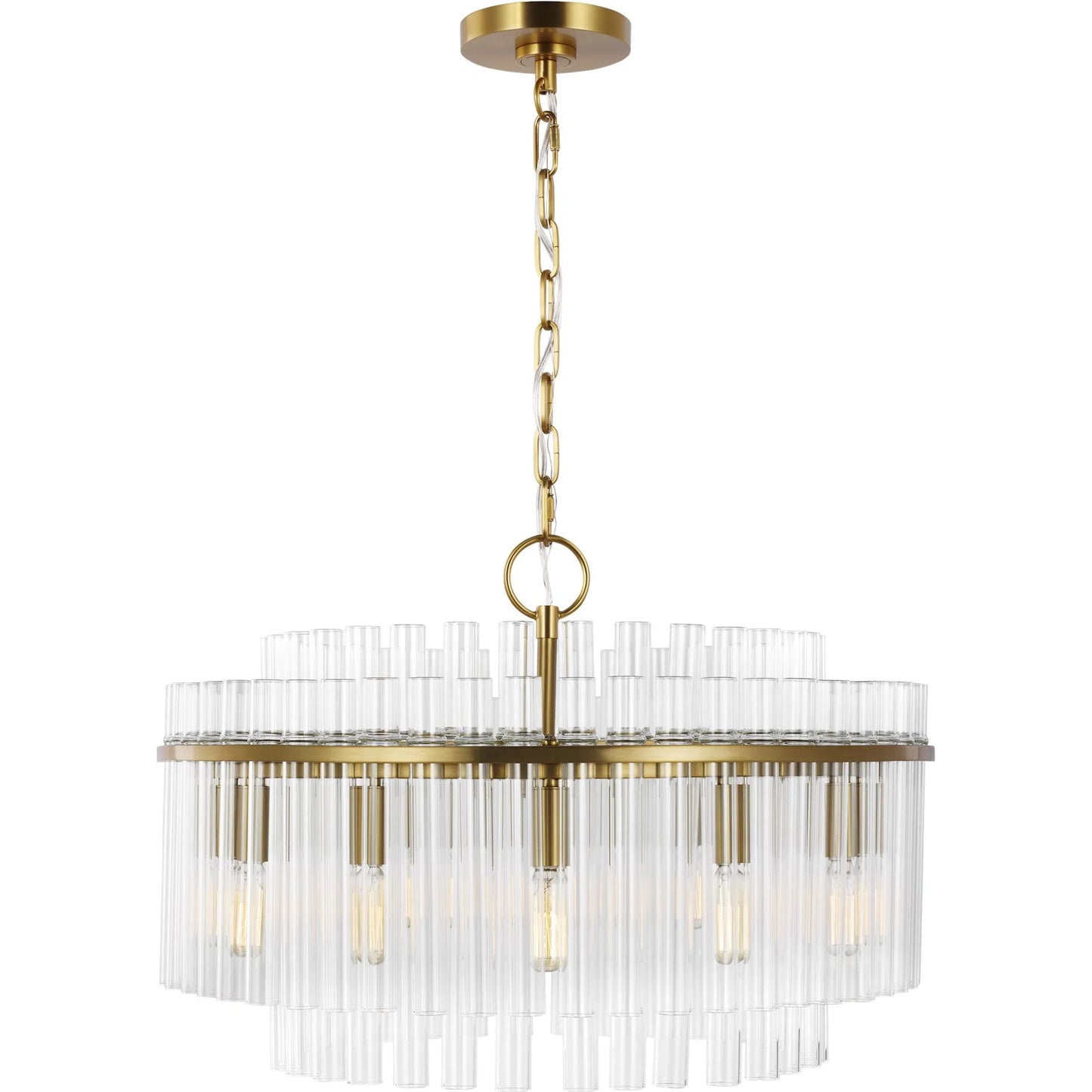 003 SI-2233983 | Primary Silo | Beckett Medium Chandelier by Visual Comfort & Co.. Made from steel in a unique style.
