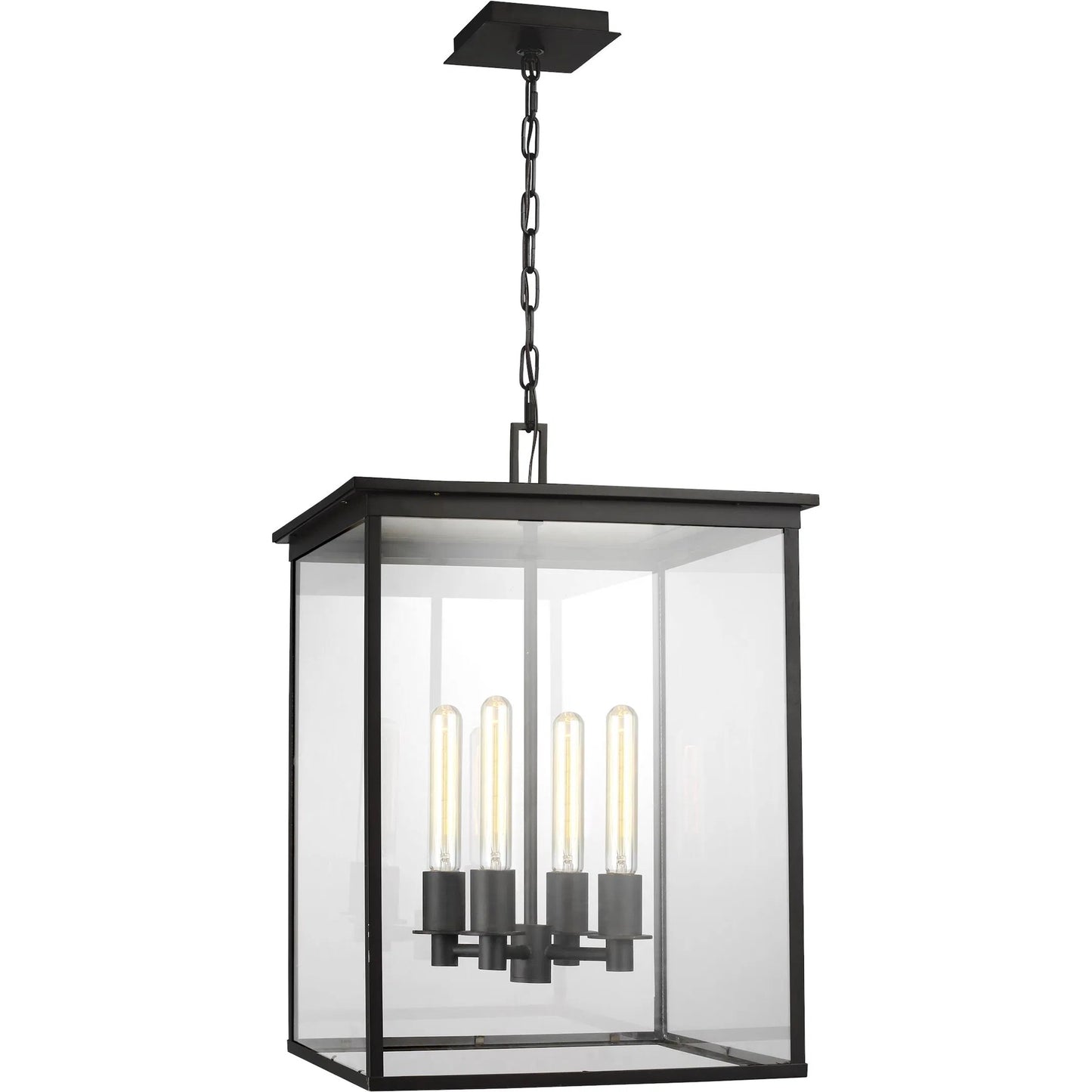 002 SI-2234108 | Primary Silo | Freeport Medium Outdoor Pendant by Visual Comfort & Co. in heritage copper. Made from stainless steel in a unique style.