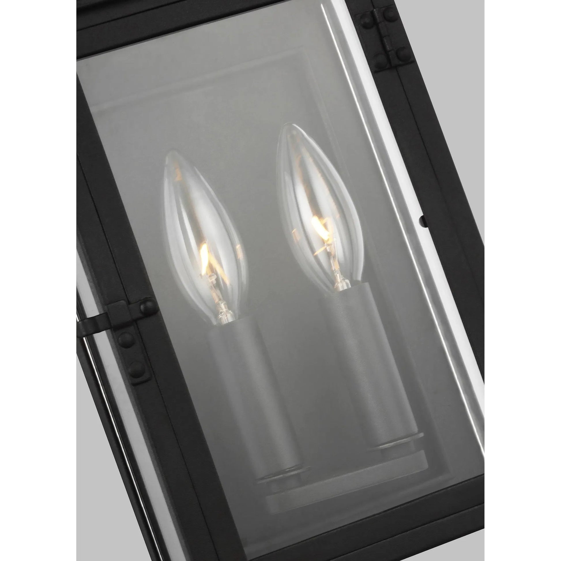 Hingham Small Outdoor Wall Lantern by Visual Comfort & Co. in textured black. Made from stonestrong in a cottage & farmhouse style.