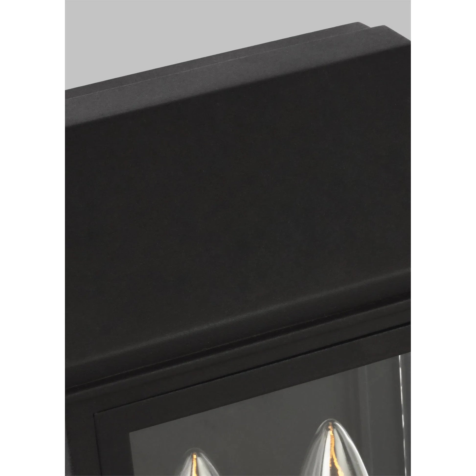 Hingham Small Outdoor Wall Lantern by Visual Comfort & Co. in textured black. Made from stonestrong in a cottage & farmhouse style.