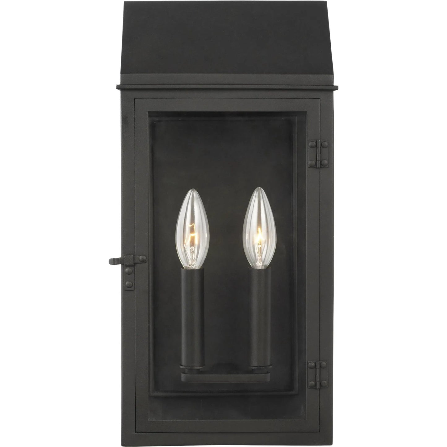 002 SI-2234117 | Primary Silo | Hingham Medium Outdoor Wall Lantern by Visual Comfort & Co. in textured black. Made from stonestrong in a unique style.