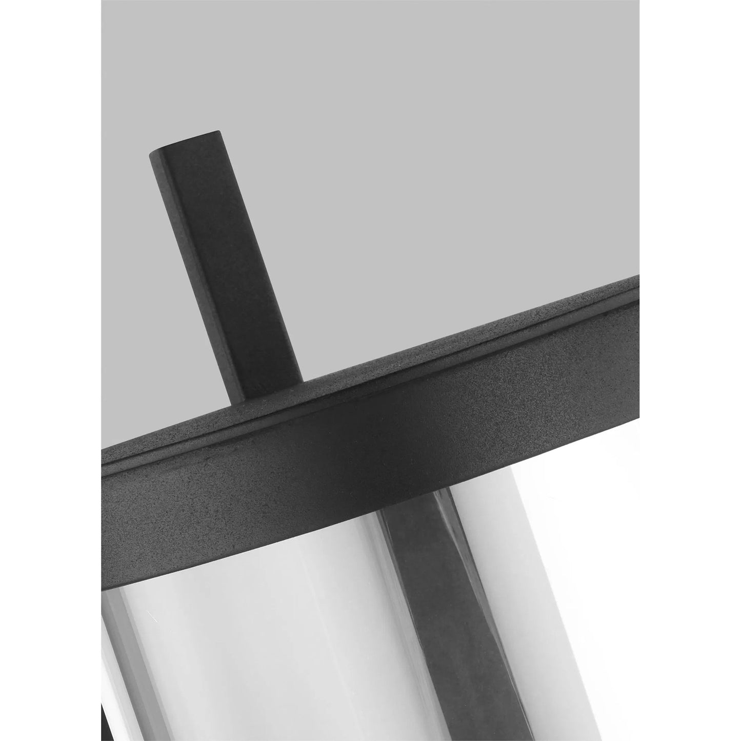 005 SI-2234119 | Closeup | Eastham Extra Large Wall Lantern by Visual Comfort & Co. in textured black. Made from stonestrong in a unique style.