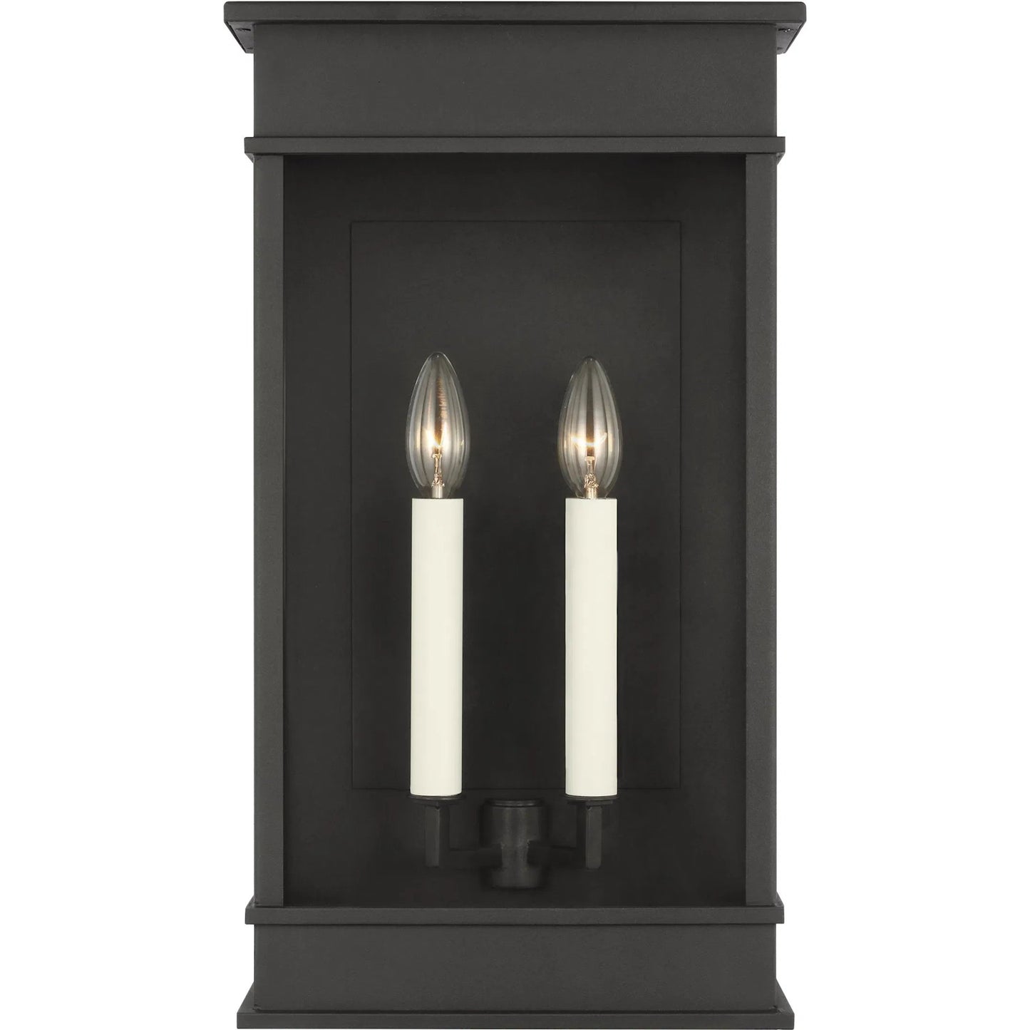 002 SI-2234145 | Primary Silo | Cupertino Extra Large Wall Lantern by Visual Comfort & Co. in textured black. Made from unique in a traditional style.