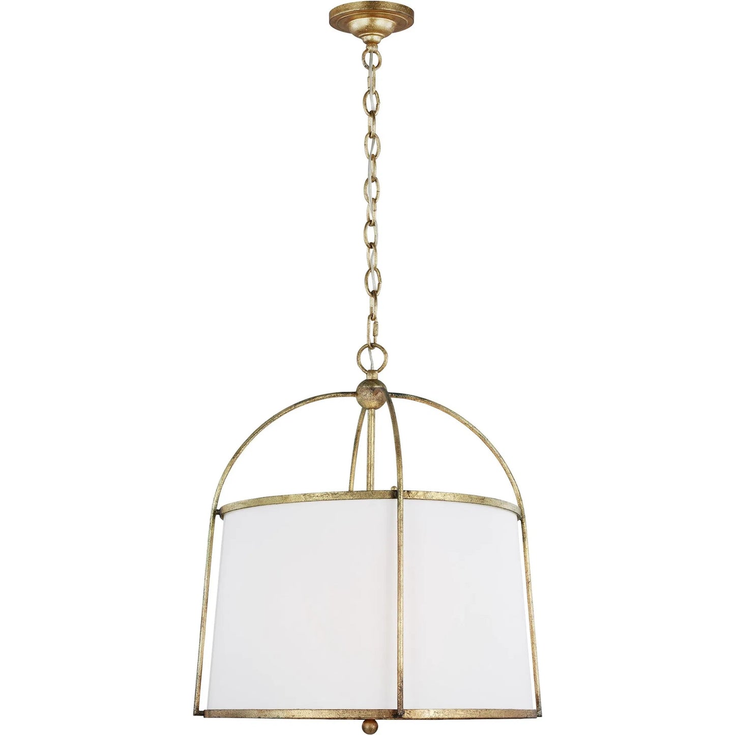 002 SI-2234168 | Primary Silo | Stonington Hanging Shade by Visual Comfort & Co. in antique gild. Made from steel in a unique style.