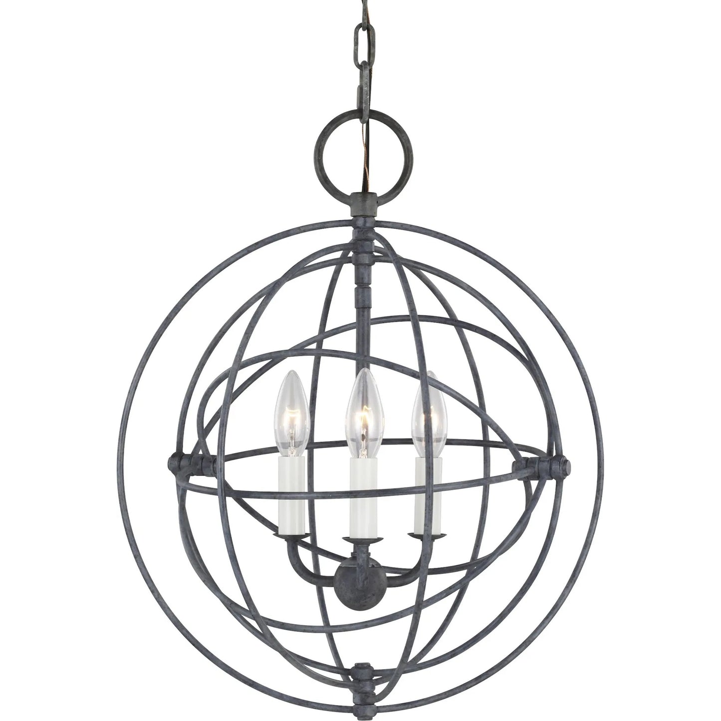 003 SI-2234190 | Additional Silo | Bayberry Small Pendant by Visual Comfort & Co. in weathered galvanized. Made from steel in a unique style.