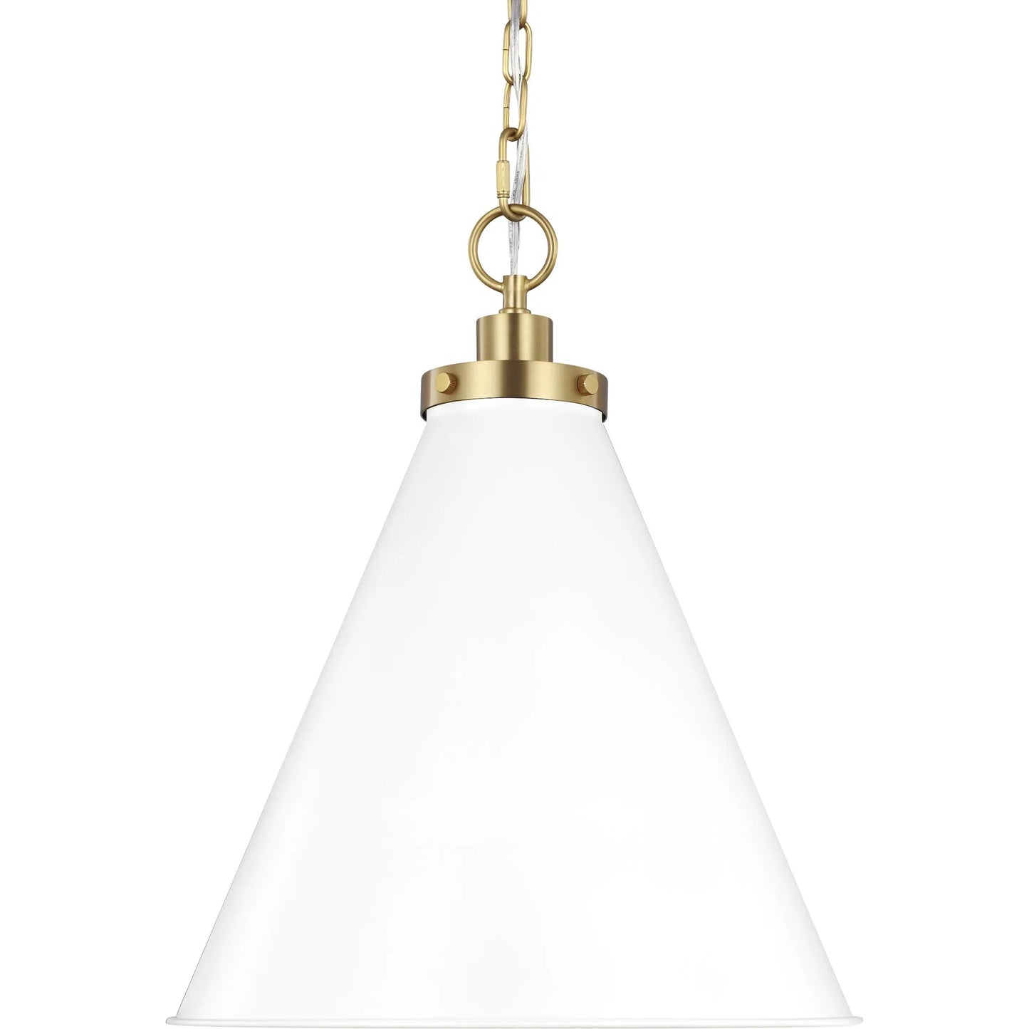 008 SI-2234193 | Additional Silo | Wellfleet Medium Cone Pendant by Visual Comfort & Co.. Made from steel in a transitional style.