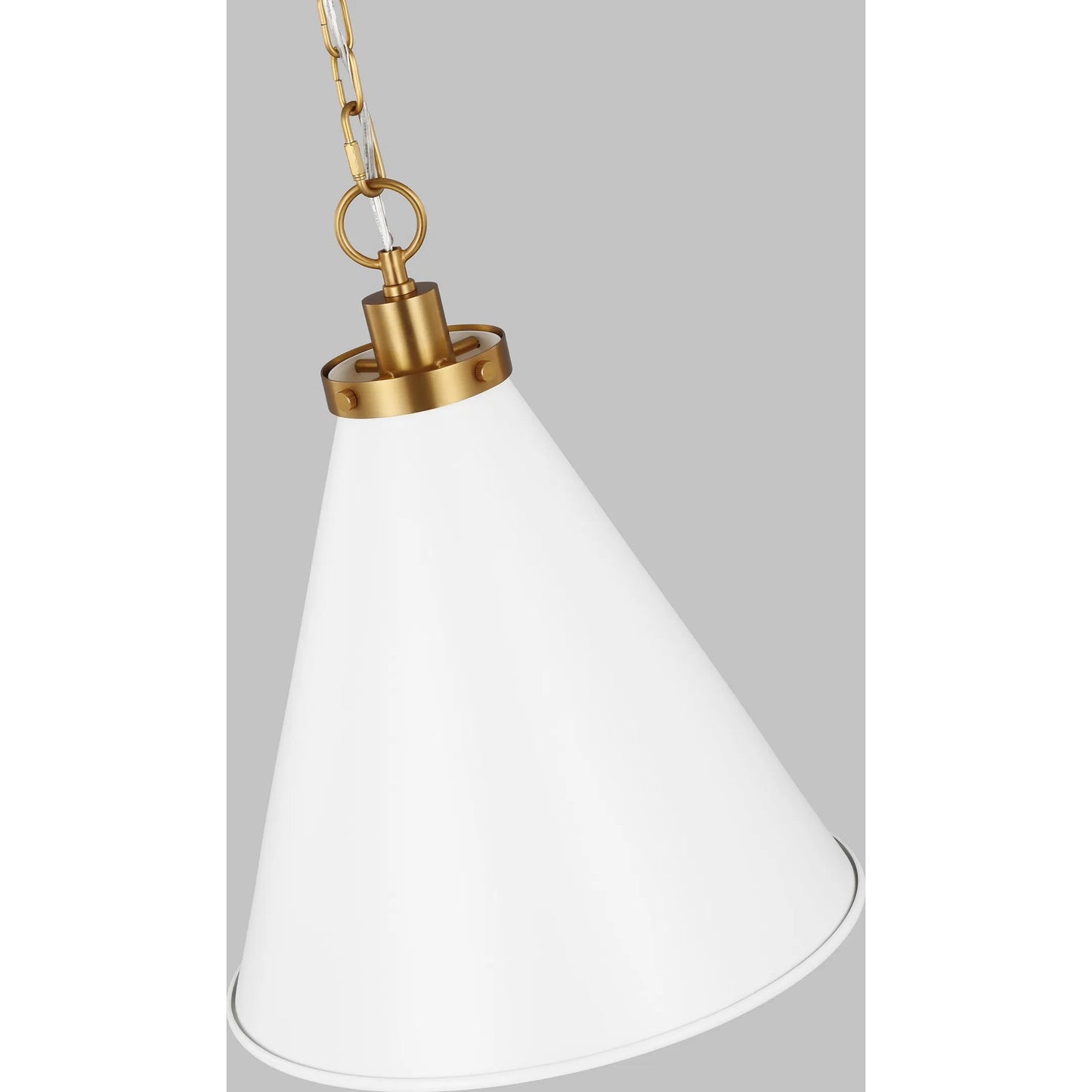 011 SI-2234193 | Additional Silo | Wellfleet Medium Cone Pendant by Visual Comfort & Co.. Made from steel in a transitional style.