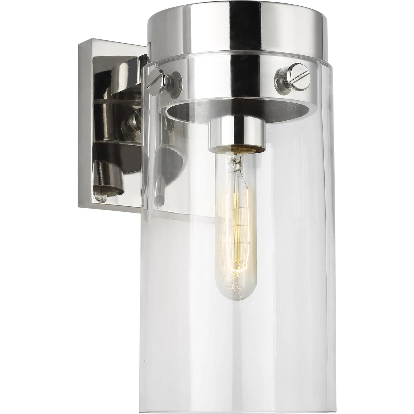 003 SI-2234316 | Additional Silo | Garrett Sconce by Visual Comfort & Co. in polished nickel. Made from steel in a unique style.