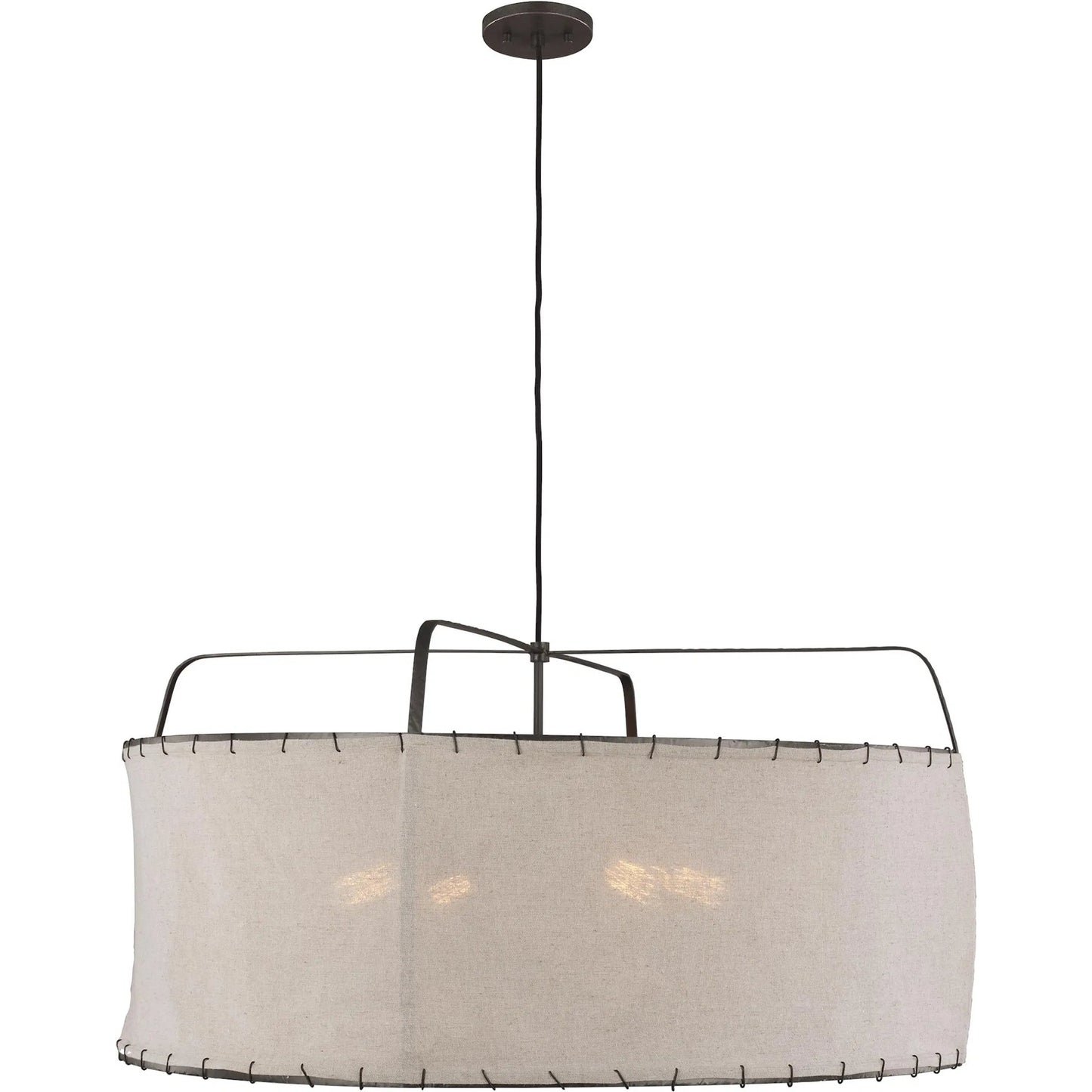 002 SI-2234760 | Primary Silo | Dunne Wide Pendant by Visual Comfort & Co. in aged iron. Made from steel in a unique style.