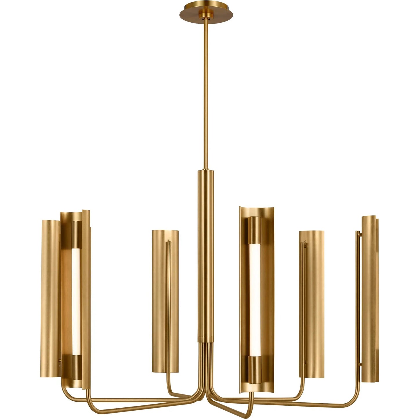 007 SI-2234877 | Unknown | Carson Six Light Chandelier by Visual Comfort & Co.. Made from steel in a unique style.