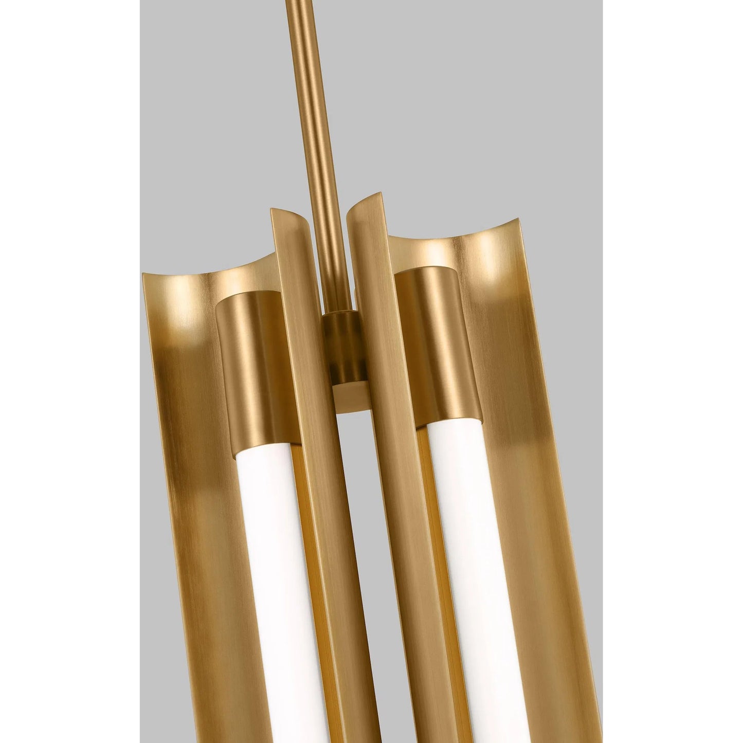 007 SI-2234923 | Closeup | Carson Four Light Narrow Pendant by Visual Comfort & Co.. Made from steel in a unique style.