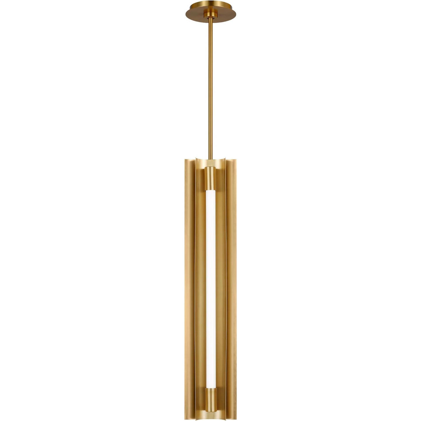 003 SI-2234923 | Primary Silo | Carson Four Light Narrow Pendant by Visual Comfort & Co.. Made from steel in a unique style.