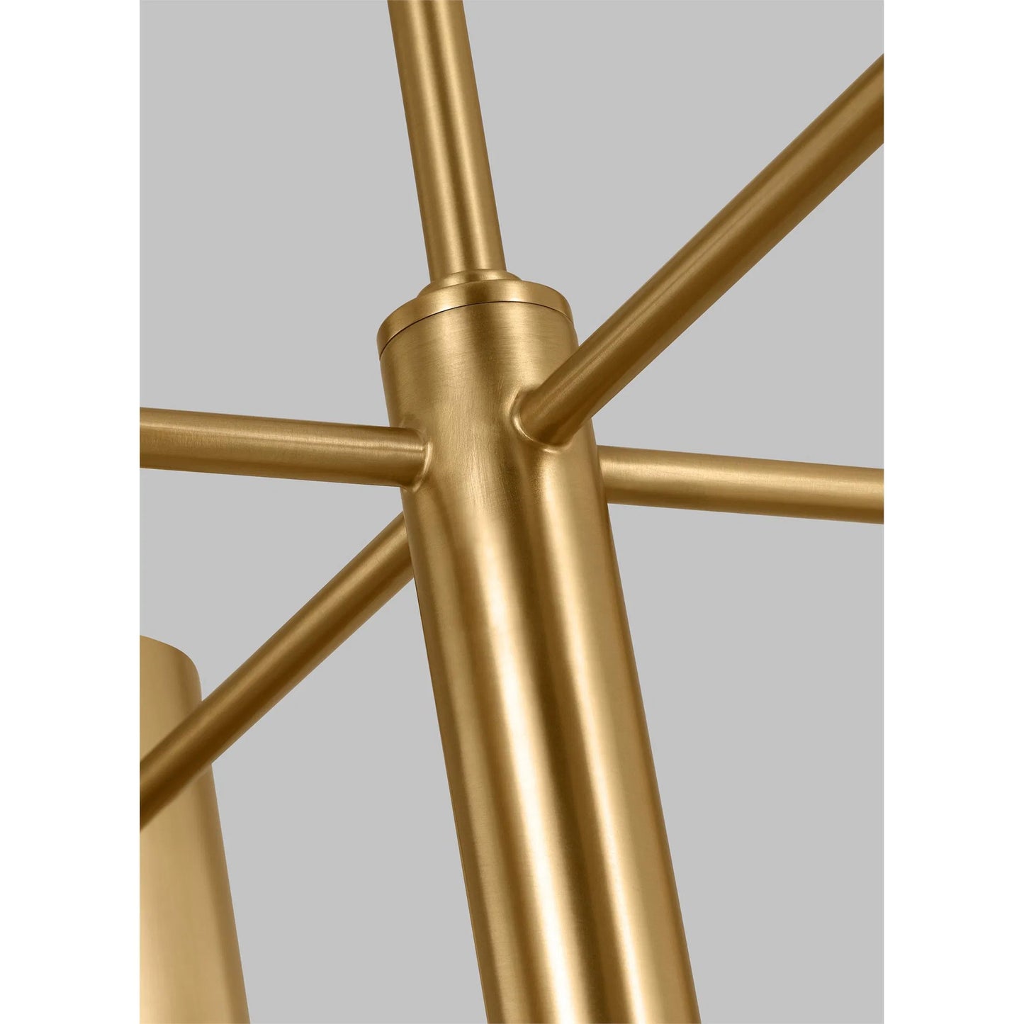 007 SI-2234929 | Closeup | Carson Four Light Tall Pendant by Visual Comfort & Co.. Made from steel in a modern style.