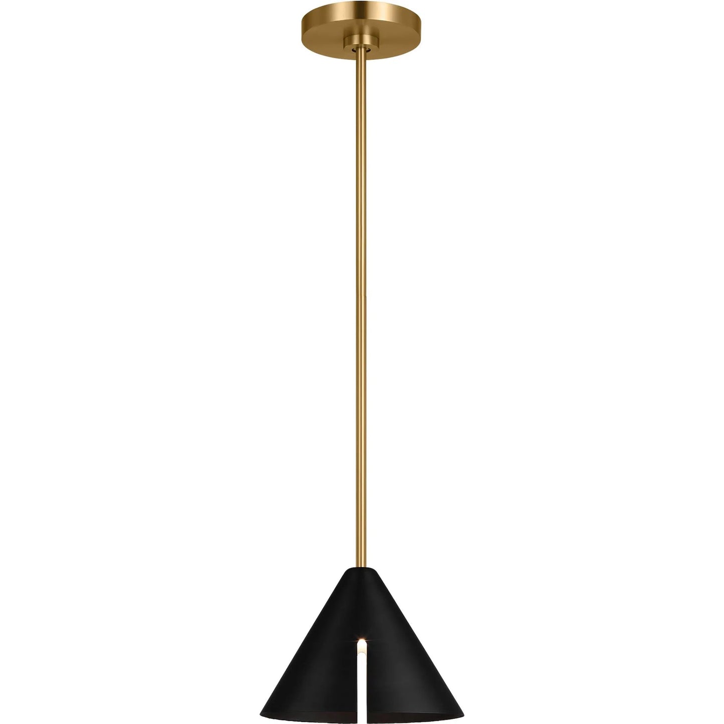009 SI-2234931 | Closeup | Cambre Small Pendant by Visual Comfort & Co.. Made from steel in a modern style.