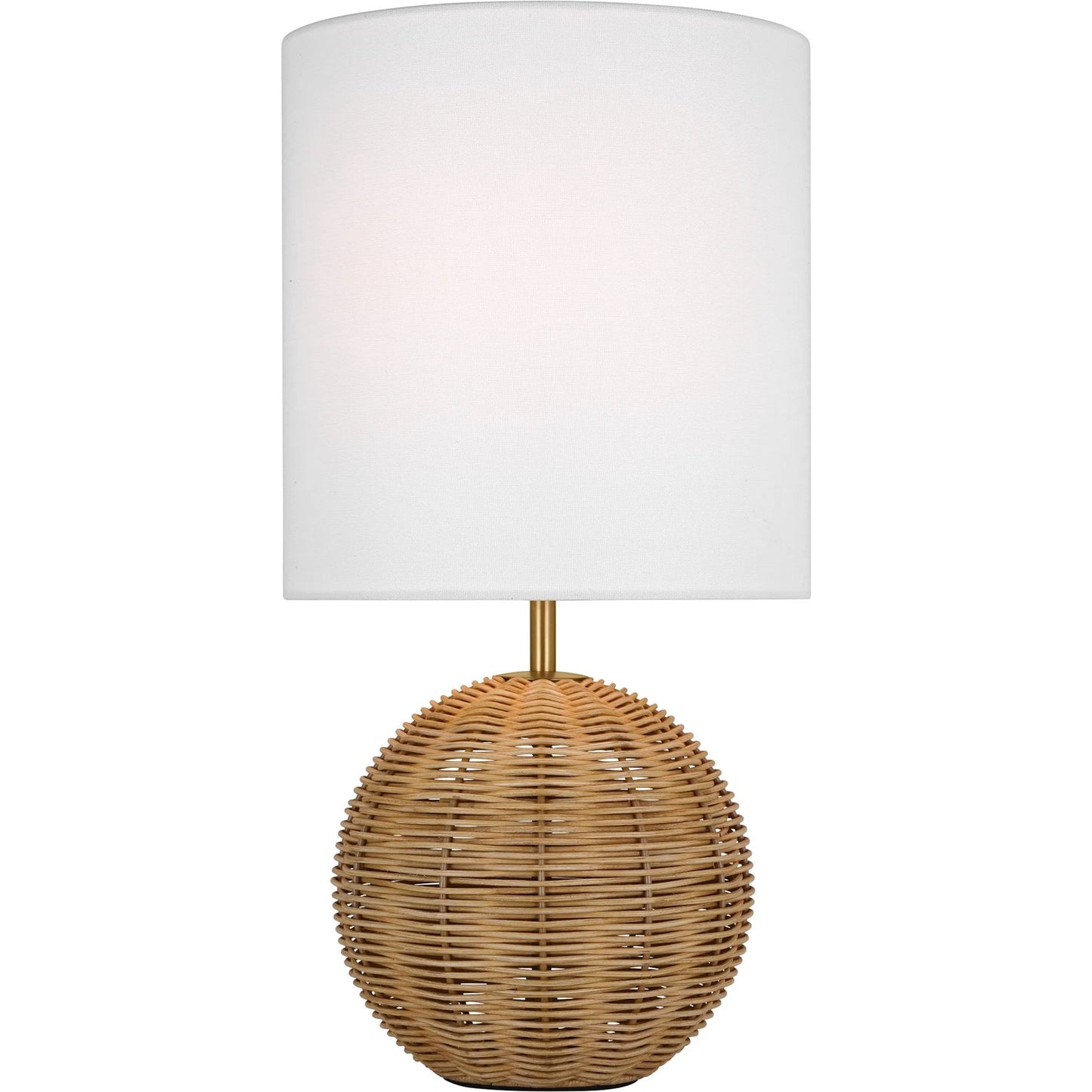 002 SI-2235035 | Primary Silo | Mari Small Table Lamp by Visual Comfort & Co. in burnished brass. Made from unique in a unique style.