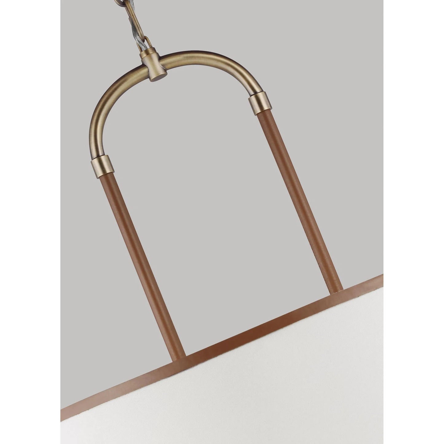 003 SI-2235236 | Unknown | Katie Large Pendant by Visual Comfort & Co. in time worn brass. Made from steel in a unique style.