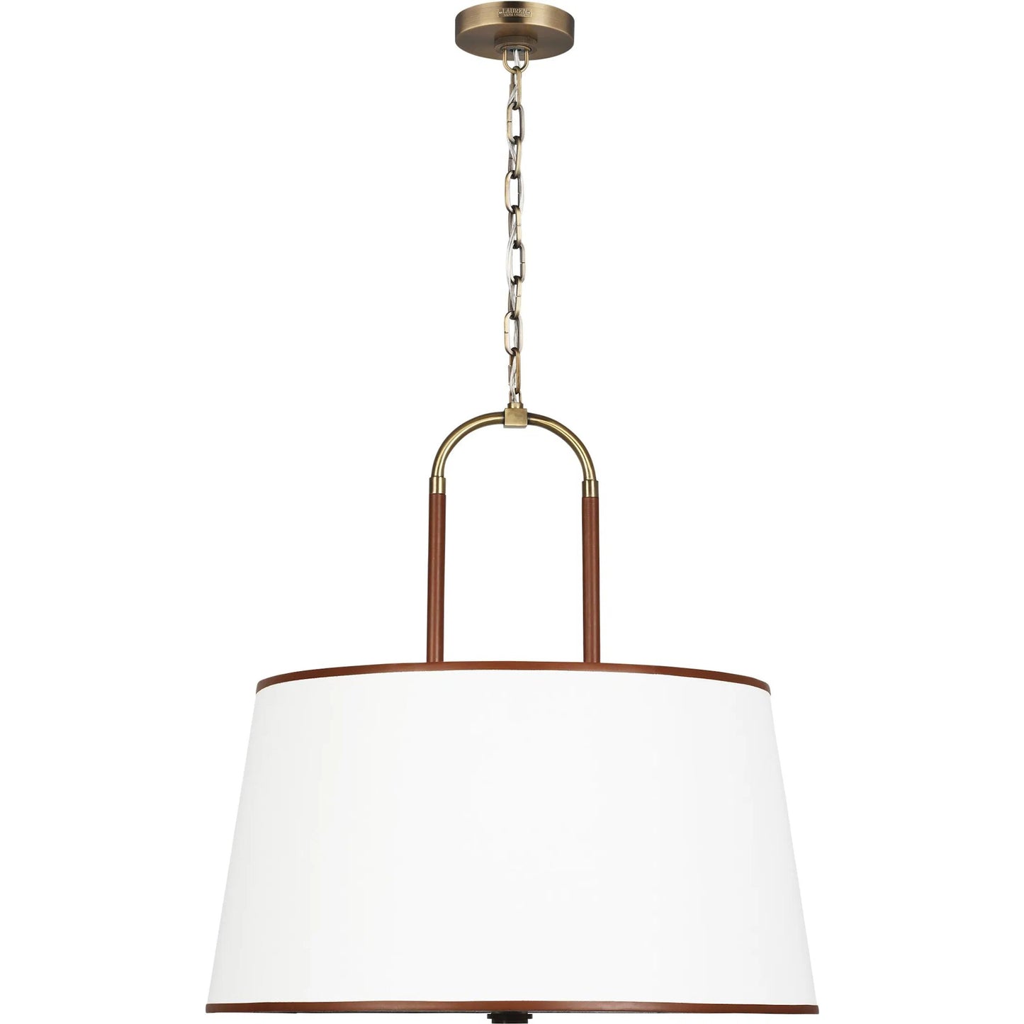 002 SI-2235236 | Primary Silo | Katie Large Pendant by Visual Comfort & Co. in time worn brass. Made from steel in a unique style.