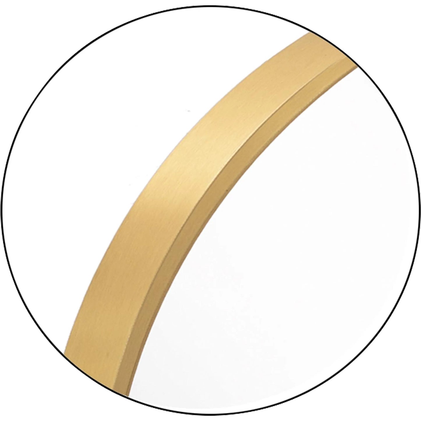 008 SR-906649 | Closeup | Kit Round Mirror by Generation Lighting. Made from steel, glass, mdf in a modern style.