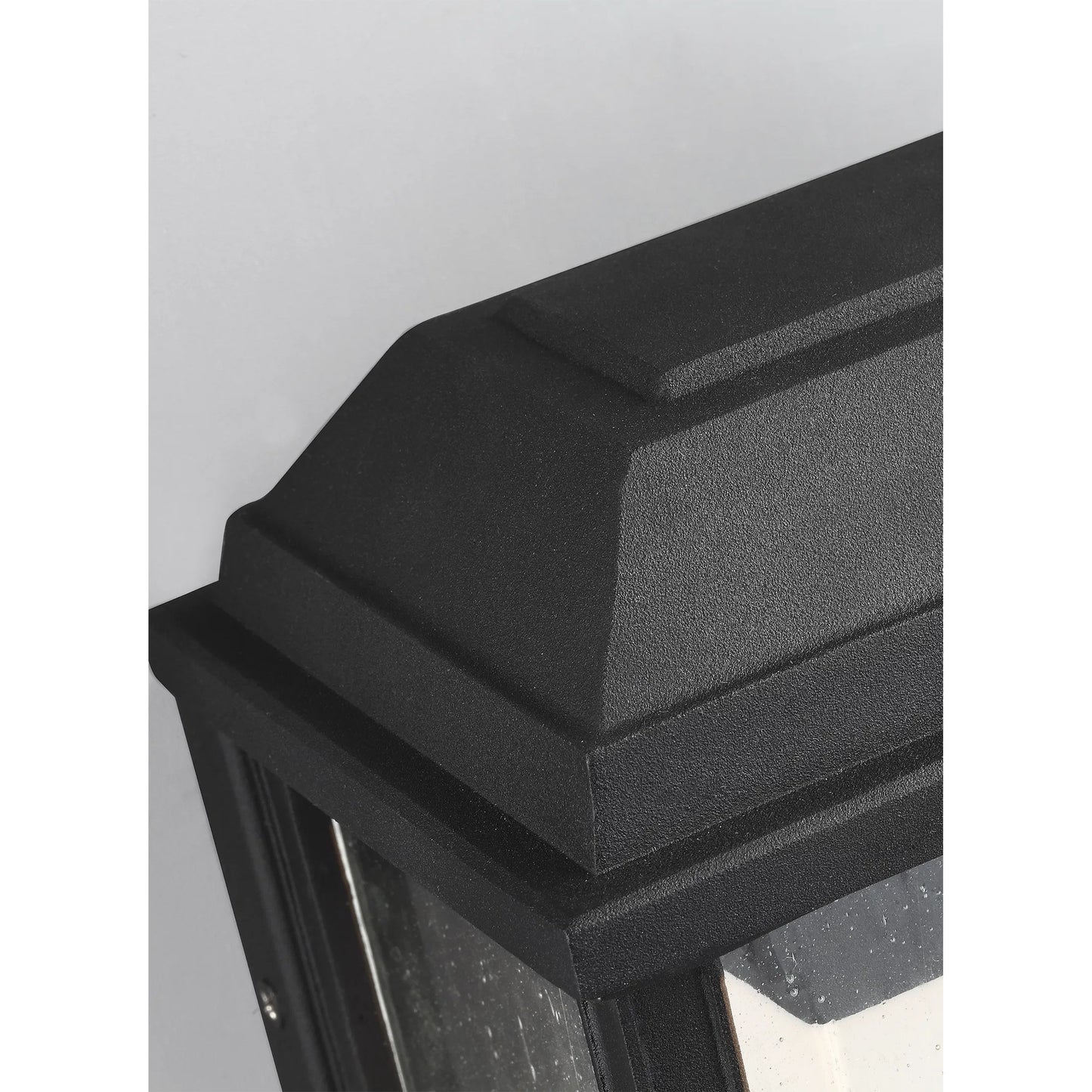 003 SI-2235448 | Unknown | McHenry Small LED Lantern by Visual Comfort & Co. in textured black. Made from stonestrong in a unique style.