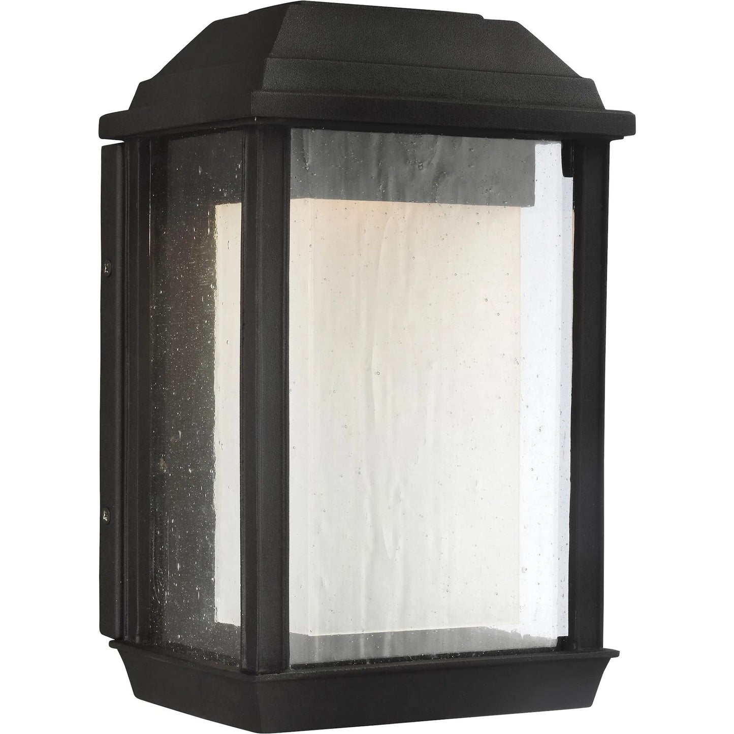 002 SI-2235448 | Primary Silo | McHenry Small LED Lantern by Visual Comfort & Co. in textured black. Made from stonestrong in a unique style.