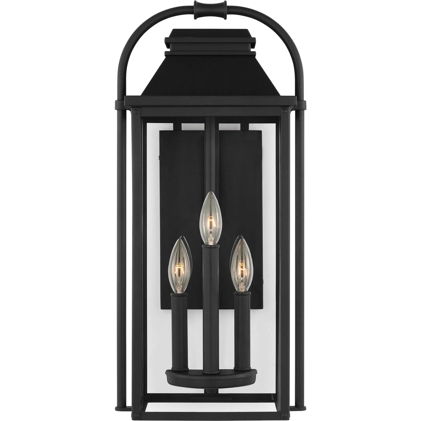 002 SI-2235454 | Primary Silo | Wellsworth Medium Lantern by Visual Comfort & Co. in textured black. Made from unique in a unique style.