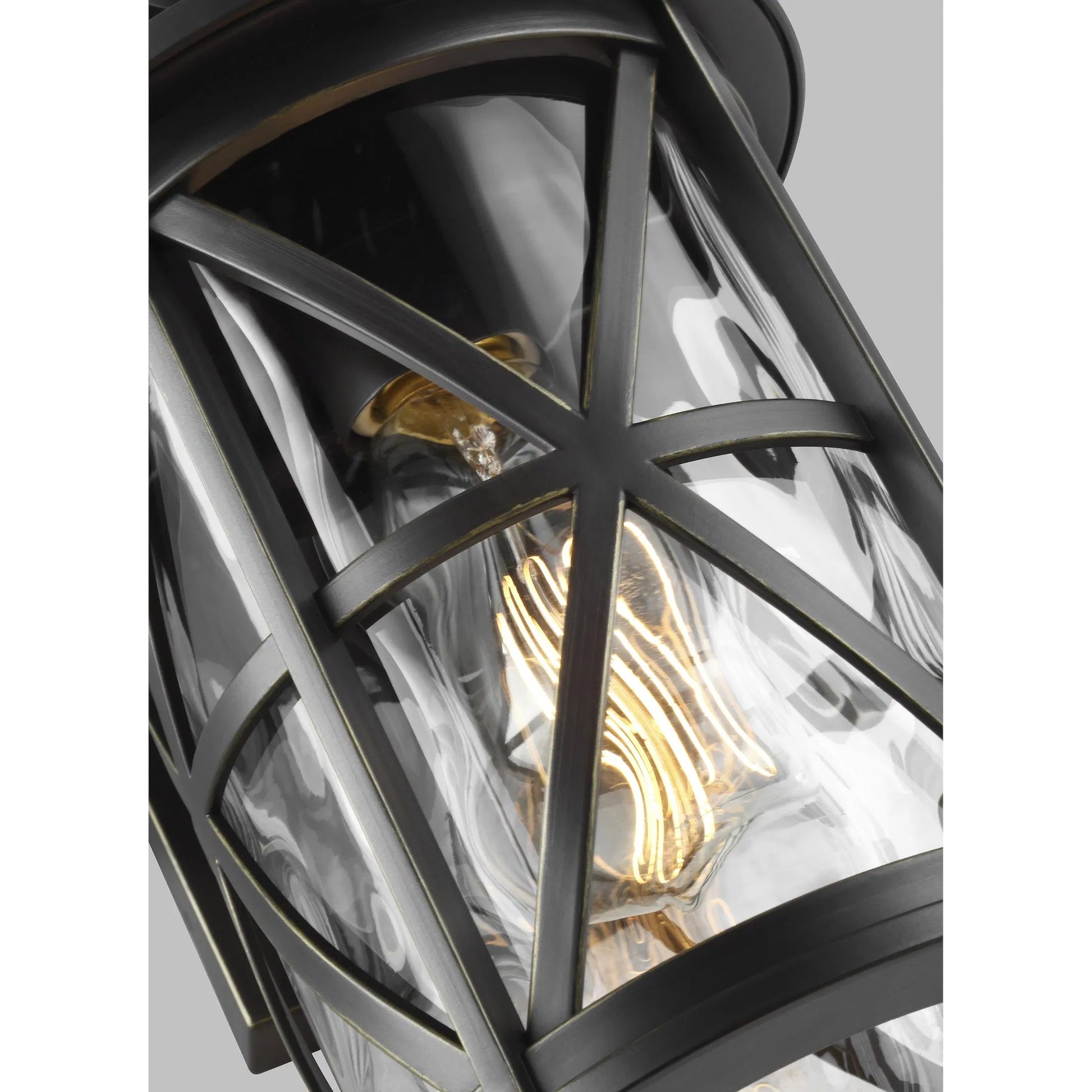Millbrooke 1-LIGHT Outdoor Wall Lantern by Generation Lighting in antique bronze. Made from stonestrong in a modern style.